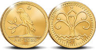 Suriname Duit Papegaai Duit Goud - 1 ounce -