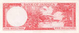 Jamaica 5 Shilling nd. aunc