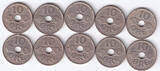 Faroe Island 10 Øre x10 1941 KM.4 EF