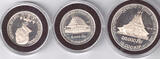 Laos 5000,5000,10000 Kip 1975 Proof