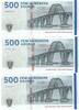 Denmark 500 Kroner new series Please chose signature Three different price is for one note -