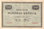 Faroe Island 100 Kroner -