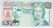 Gibraltar £5 -
