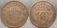 Dänemark 1 Krone Christian X. 1912-1947.#25 -