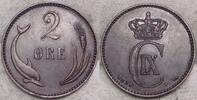 Dänemark 2 Öre Christian IX. 1863-1906.#25 -