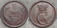 Dänemark 1 Öre Christian IX. 1863-1906.#25 -