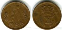 Dänemark 5 Öre Christian X. 1912-1947 -