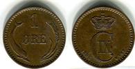 Dänemark 1 Öre Christian IX. 1863-1906 -