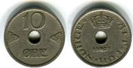 Norwegen 10 Öre Hakon VII. 1905-1957 -