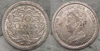Niederlande 10 Cents Wilhelmina I.#25 -