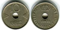 Norwegen 10 Öre Hakon VII. 1905-1957 -