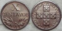Portugal 10 Centavos Republik seit 1910.#22 -