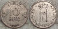 Norwegen 10 Öre #P9 -