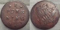 Bayern Pfennig Kleiner Schrötlingsfehler.#P11 -