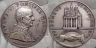Vatikan Versilberte Medaille Auf seinen Besuch in Genf.#20 -
