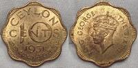 Ceylon 10 Cents #21 -
