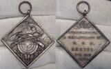 Kassel Versilberte Medaille Auf das Wettschießen der Bahnpolizei.#0 -