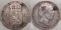 Niederlande-Königreich 1/2 Gulden Fleck.#2 -
