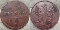 Frankfurt,Stadt Cu Pfennig #5 -