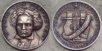 Musiker Kleine Silbermedaille Ludwig van Beethoven.#22 -