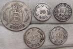 Dänemark Krone 1875, 25 Öre 1904, 1919, 10 Öre 1874, 1894, 1907, 1918. 7 Stück. #20 -
