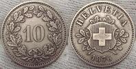 Schweiz - Eidgenossenschaft 10 Rappen #p22 -