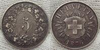 Schweiz - Eidgenossenschaft 5 Rappen #p22 -