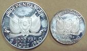 Niger 500 und 1000 Francs Essai - Probe.Etwas berieben.#11 -
