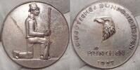 Deutschland Silbermedaille 1927 Winzige Kratzer und Randfehler.#6 VF-EF