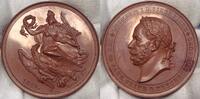 Brandenburg-Preußen Bronzemedaille Winziger Fleck.Prooflike. -