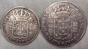 Brasilien 160 und 320 Reis Winzige Kratzer. -