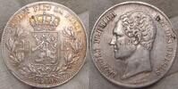 Belgien,Königreich 2 1/2 Francs 1849 Winziger Randfehler. Sehr schön+ 240,00 EUR  Excl. 18,00 EUR Verzending