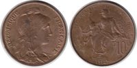 Frankreich 10 Centimes Dritte Republik 10 Centimes 1914 -