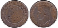 Australien 1/2 Penny George VI. 1936-1952 -