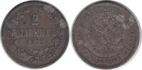 Finnland 2 Markkaa Alexander II. von Russland 1855-1881 -