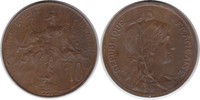Frankreich 10 Centimes Dritte Republik 1870-1940 -
