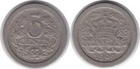 Niederlande, Königreich 5 Cent Wilhelmina I. (1890-1948) -