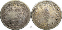 Turkey SILVER-20-KURUS-ABDULAZIZ KM-693 -