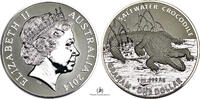Australia SILVER-1-DOLLAR-TROY-OUNCE SALTWATER-CROCODILE-GRAHAM -