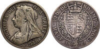 SILVER-HALF-CROWN-VICTORIA 1899 GREAT-BRITAIN 21225 F/VF