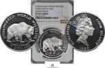 SILVER-50-DOLLARS 1990 COOK-ISLANDS  NGC-PF67-CAMEO