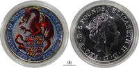 Great Britain 5-POUNDS-2-OZ-RED-DRAGON-OF-WALES 2017 COLOURED-BU 305,00 EUR  Excl. 27,00 EUR Verzending