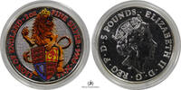 Great Britain 5-POUNDS-SILVER-2-OZ-LION-OF-ENGLAND 2016 COLOURED-BU 295,00 EUR  Excl. 27,00 EUR Verzending