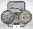 Greece, Crete SILVER-5-DRACHMAI 1901 NGC-XF40 350,00 EUR  Excl. 27,00 EUR Verzending