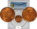 Greece, Crete COPPER-2-LEPTA 1900-A 0526 PCGS-MS65RD 170,00 EUR  Excl. 27,00 EUR Verzending