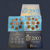 SAN-MARINO EURO-SET-WITH-SILVER-5-EURO- 2003 st 100,00 EUR  Excl. 27,00 EUR Verzending