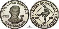HUTT-RIVER 5-DOLLARS-SILVER-OUNCE 1992 20626-1 PP 70,00 EUR  Excl. 27,00 EUR Verzending