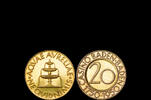 Germany 20-MARK-GOLD-CASINO-TOKEN 1950 vz+ / unz 440,00 EUR  Excl. 27,00 EUR Verzending
