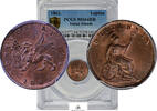 Greece, Ionian Islands LEPTON-COPPER 1862 KM-34 PCGS-MS64RB 270,00 EUR  Excl. 25,00 EUR Verzending