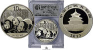 China SILVER-1oz-FIRST-STRIKE 2013-PANDA -